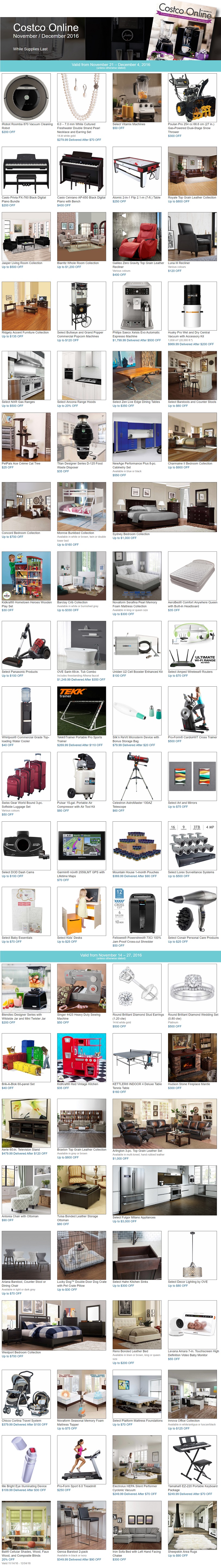 Black Friday Deals Online Only Costco.ca Costco West Fan Blog