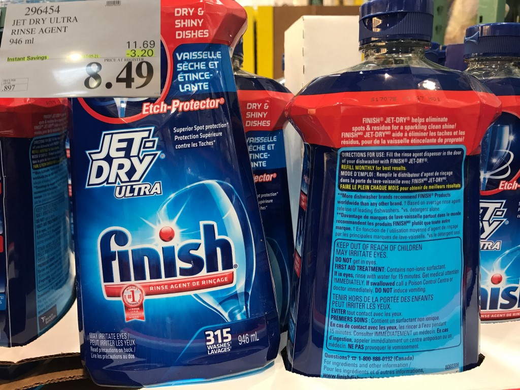 Smartsaver.ca Finish Dishwasher products mailin coupon for up to 8 + tax rebate offer