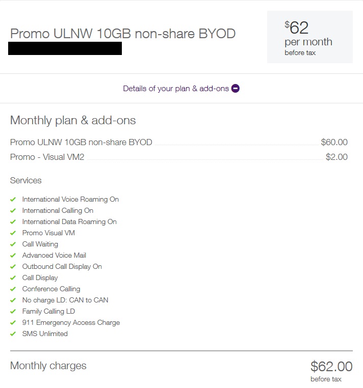 telus mobility share plans