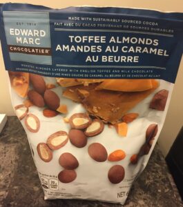 Costco Edward Marc Milk Chocolate Toffee Covered Almonds